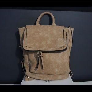 SUEDE TAN BACKPACK